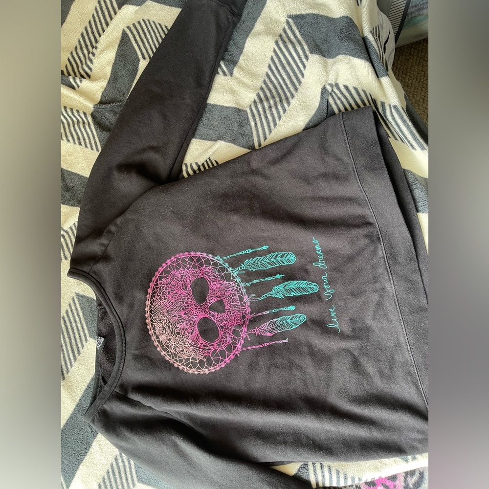 Empyre Skull Dreamcatcher Sweatshirt Size Large
